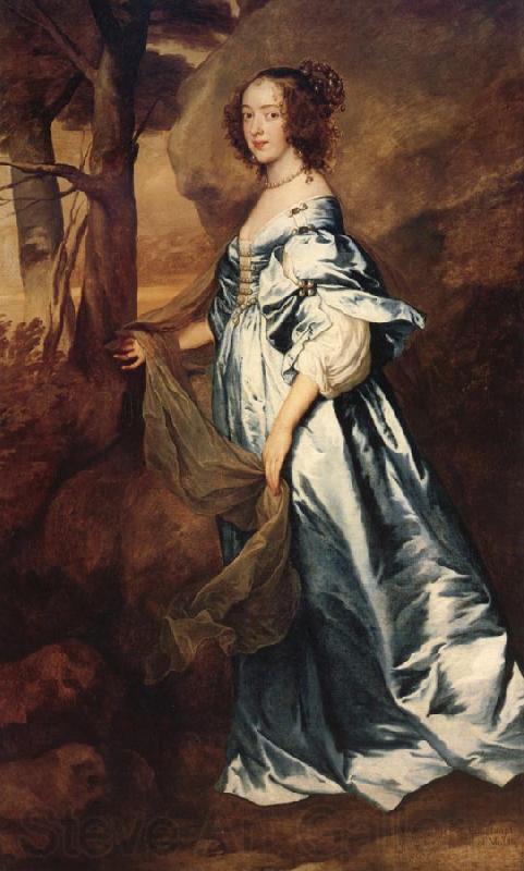 Anthony Van Dyck The Countess of clanbrassil Norge oil painting art